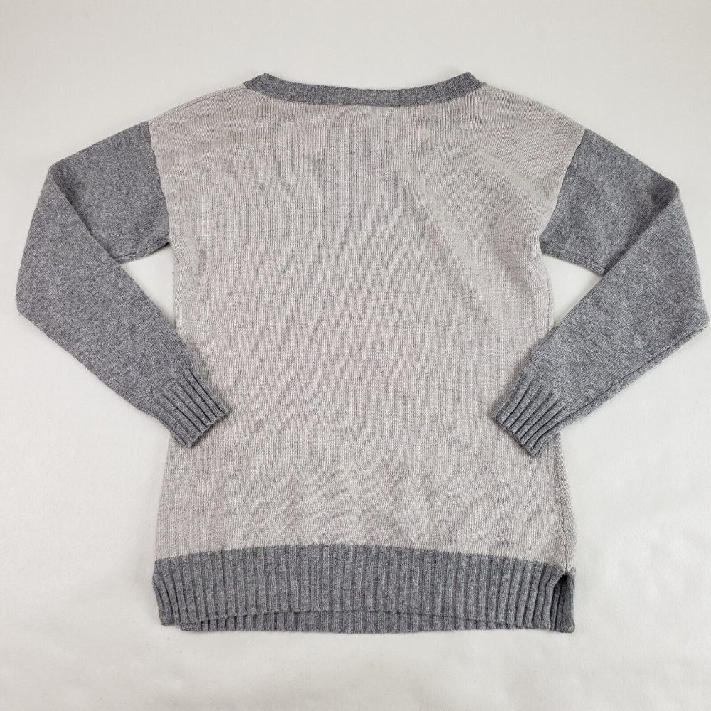 Sundance Cashmere Angora Blend Sweater Womens Small Gray Wool Pocket Pullover - Picture 5 of 8